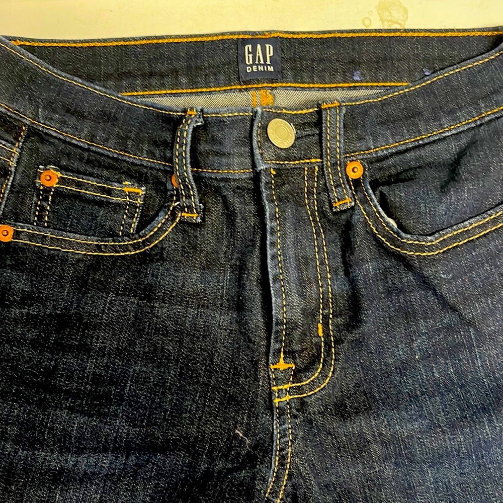 GAP denim, True Skinny, dark blue j and. 00/24R.